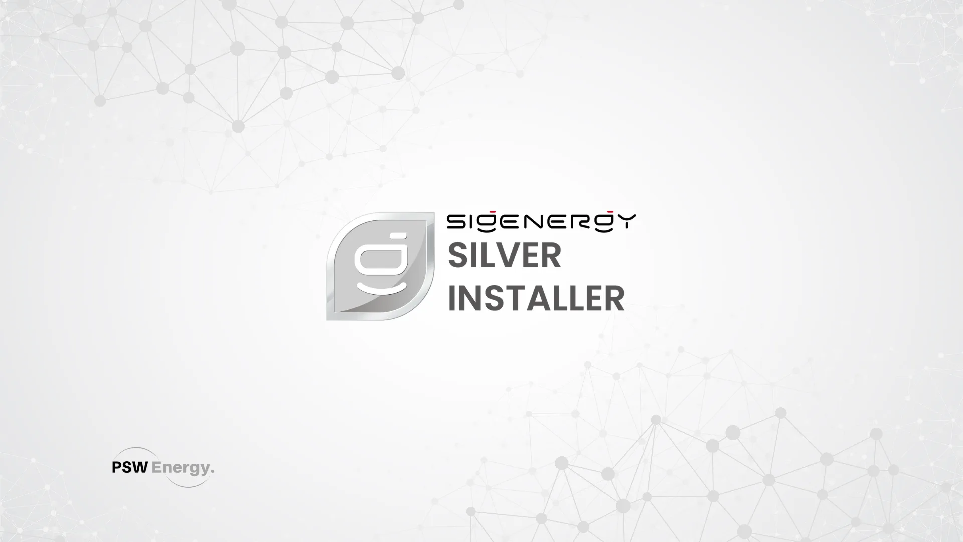 PSW Energy achieves Sigenergy Silver Certified Installer recognition