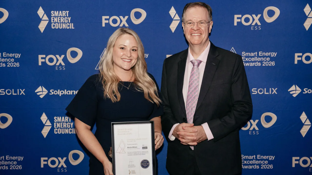 Smart Energy Awards 2026: Nicole Bilman recognised as Emerging Leader runner-up
