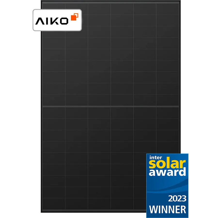 Aiko Solar Panel, Neostar 1S, all-black ABC N-type
