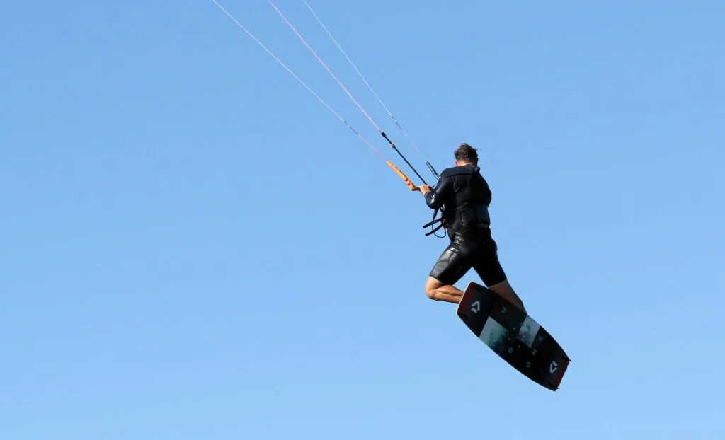 Derek McKercher Kite Surfing